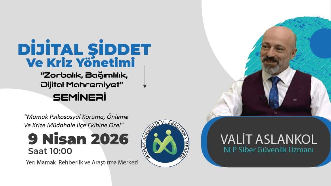 Dijital şiddet ve kriz yönetimi semineri